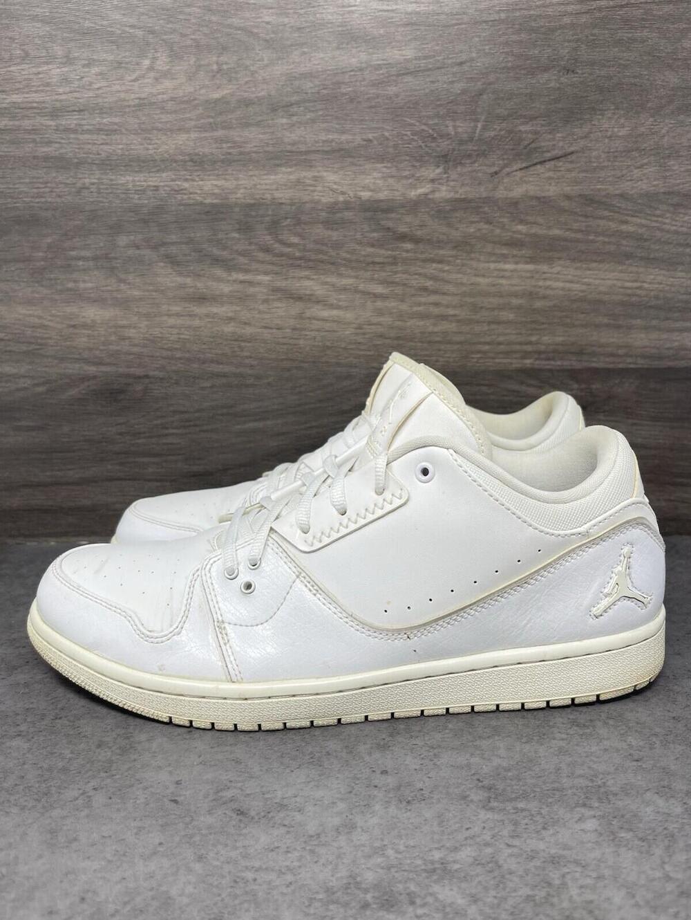 Air Jordan 1 Flight 2 Low Sneakers Mens Size 11 White 654465-120